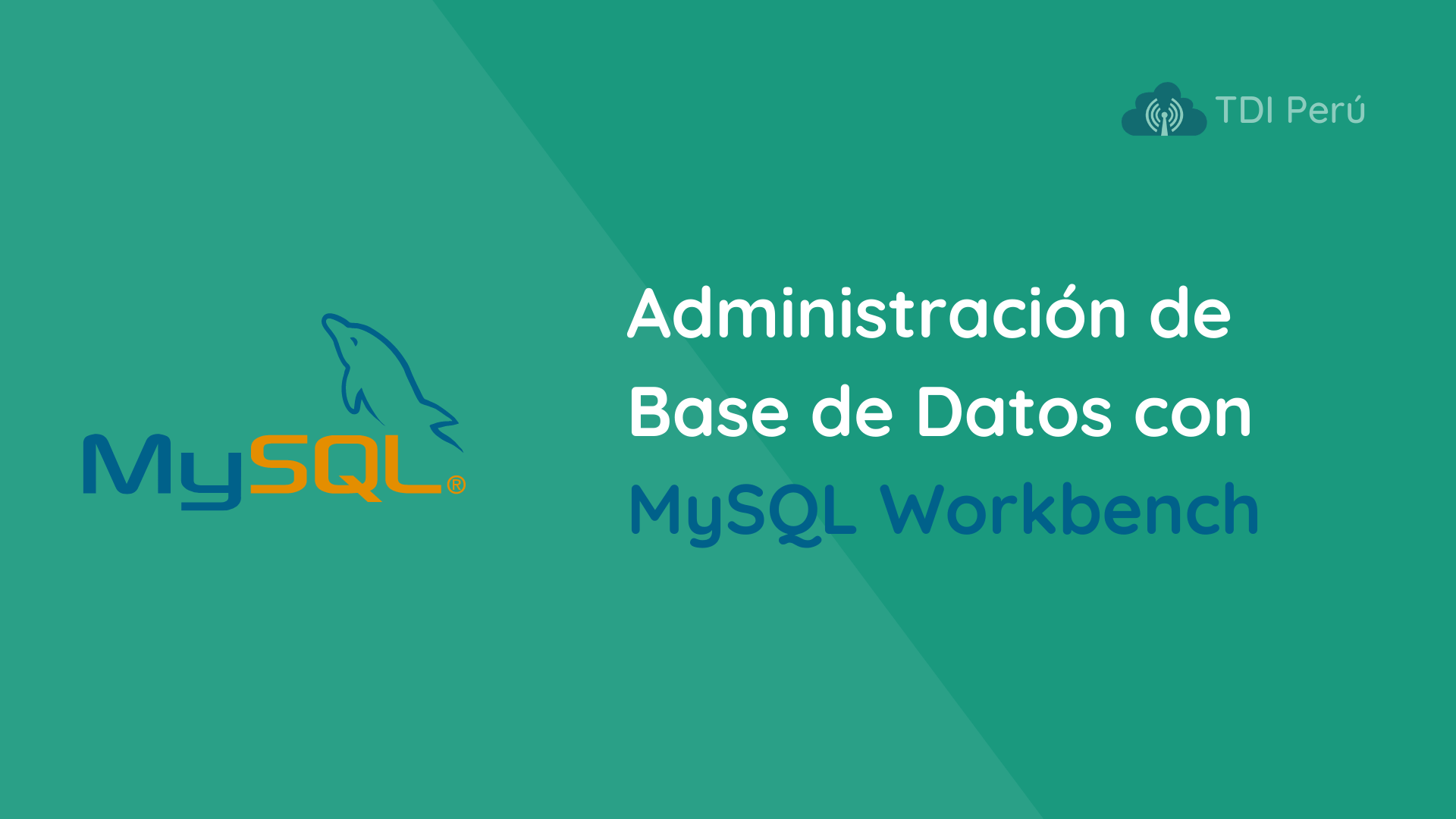 Banner de MySQL Workbench