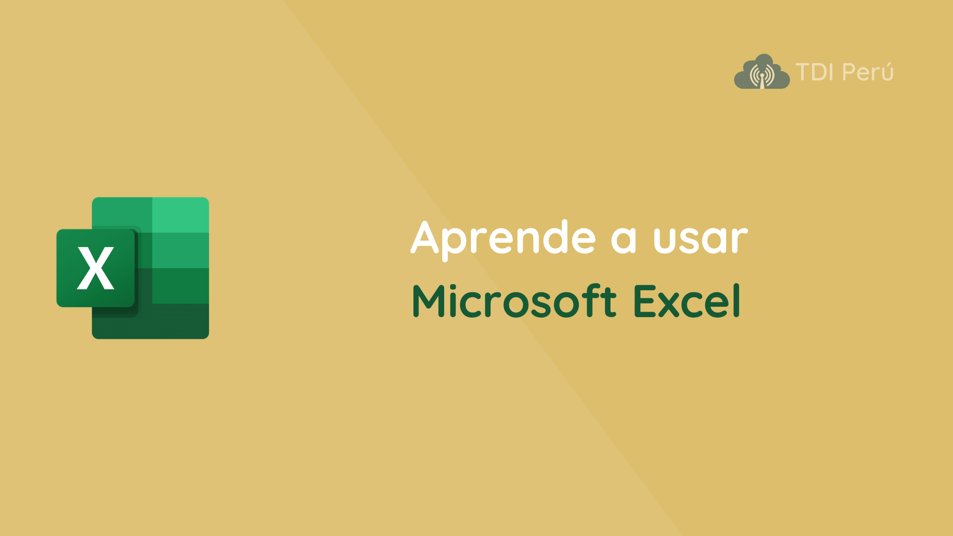 Banner de Microsoft Excel