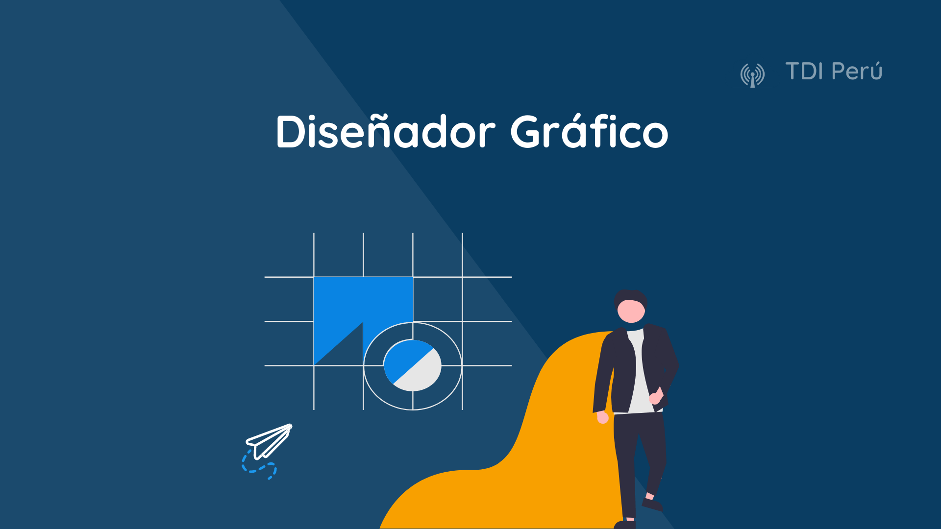 Banner de Practicante en Diseño Gráfico de TDI Perú